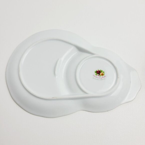 Royal Albert Dessert Snack Tray & Teacup Set, Old Country Roses Montrose Elegant - Picture 14 of 14